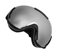 Masyrt Ski and Snowboard Goggles Double Layer Anti-Fog and UV Protection for Adults - Optimal Snow While Skiing or Snowboarding (Silver)