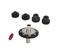 Masyrt Slipper Gear, 57T 0.8mod Set in Tempered Steel 20T 21T RC with Exit Shaft for Cars Remote Controlled Cars 1/10 1/8 4s (Red)