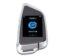 Masyrt Smart LCD Keyless Entry Car Key, Auto Lock Key Fob, Zinc Alloy Frame, 450mAh Battery, for One Click Start Car with Bluetooth 5.0, Chinese, English, Korean Languages