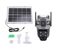 Masyrt Solar Battery Camera High Definition Three Screen Waterproofing Outdoor WiFi Home Security Surveillance Camera