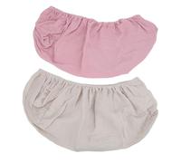 Masyrt Solid Color Breathable Soft Changing Pad Cover, Diaper Changing Table Pad, 2pcs Baby Changing Pad Sheets (Pink Apricot)