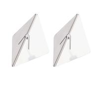 Masyrt Stainless Steel Table Number Holder, Stable Shape Place Card Stand, for Restaurant Menu Info Display with Cafe, Bar, Banquet Uses