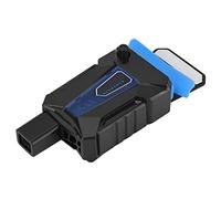 Masyrt Super Quiet, High Power, Large Wind Air Extracting Laptop Cooler With Game Carving Elements, Manual Speed Control, Anti-Skid Design for Laptops With 3 Air Guiding Sleeves