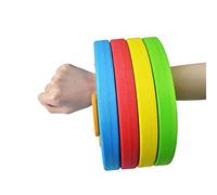 Masyrt Swimming Float Discs,4 Pcs Kids Arm Float Discs,Eva Swim Floats Colorful Discs Armbands Floating Sleeves Buoyancy Circles Rings, Ideal Swimming Floats for Kids 3-6 Years (A)