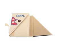 Masyrt Vintage Handicrafts Book, Journal with Secure Buttons, 40 Pages 6x4.8 Inch, Nepali Hand Made for Daily Notes, Sketching, and More