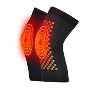 Masyrt - Winter Wormwood Self Heating Knee Braces, Heated Knee Massager, Heated Knee Brace Wrap, Self Heating Knee Support for Arthritis, Joint Pain Relief, Sports Recovery (Black)