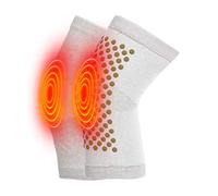 Masyrt - Winter Wormwood Self Heating Knee Braces, Heated Knee Massager, Heated Knee Brace Wrap, Self Heating Knee Support for Arthritis, Joint Pain Relief, Sports Recovery (gray)