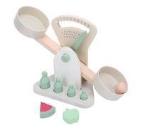 Masyrt Wooden Balance Scale Toy for Early Math Learning, Realistic Teaching Aid for Boys and Girls, Educational Wooden Scale Toy