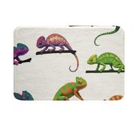 Mat Carpet Lizard Doormat Indoor Machine Washable Doormat Soft Welcome Mat For Home Kitchen Garden 60X40Cm