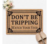 Mat Don'T Be Tripping Watch Your Step Rug For Kitchen Door Mats 40X60Cm | Mat Non-Slip Absorbent Floor Mat For Front Home Outdoor Doormat