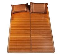 Mat for Bed Bamboo Summer Sleeping Mat Folding Smooth Air Conditioning Double Sided For Bed Summer(1.8 * 2m/5.9 * 6.5FT)
