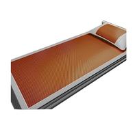 Mat for Bed Summer Sleeping Mat Foldable Rattan Breathable Cool For Single Bed Bedding With Pillowcase Summer(0.9 * 1.9M/35 * 74")