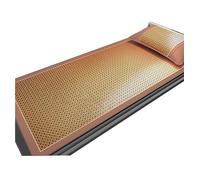 Mat for Bed Summer Sleeping Mat Foldable Rattan Breathable Cool Refreshing Bedding With Pillowcase Summer(0.8 * 1.9M/34 * 74")