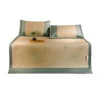 Mat for Bed Summer Sleeping Mat Foldable Rattan Cool Smooth Mattress Bed With Pillowcase Summer(1.8 * 2M/70 * 78in)