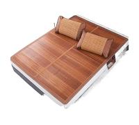 Mat for Bed Summer Sleeping Mats Bamboo Mat Cooling Mattress Top Smooth Air-Conditioned Ice Silk Pad Summer(180 * 200cm/5.9 * 6.6ft)