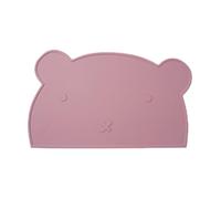 Mat for Dog Bowl, Silicone Feeding Mat for Dogs, Leak-Proof Dishwasher Safe Mat in Bear Shape for On the Go Balcony Kitchen Home Car