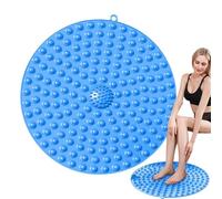 Mat for foot relaxation, pressure point pad for the foot, pressure point pad, toe pressure board, foot pad, 21.65 inch ergonomic, highly elastic, round pressure point board, foot massage pad for