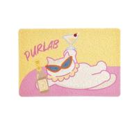 Mat for Litter Box | Washable Anti-Slip Cute | Cat Mat for Under Litter Box,for Kitten Animals Small to Large Breeds Kitchen Bathroom Apartment Entryway Home