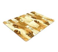 Mat for Rolling Chair 140x100 cm Anti-Slip Protector Durable Rectangular Waterproof for Home and Office Easy to Clean Easy Glide PVC Vinyl - alpaca