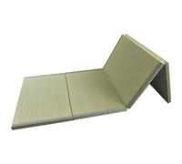 Mat Futon Mattress 3.5cm Thick Firm & table Natural Rush Grass Easy to Fold Perfect for Yoga Mtat Zen Rooms & Japanese Tearooms