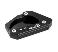 Mat Motorcycle Kick Extension Pad For Suzuki For Vstrom 650 DL650 650XT V-strom Xt 2004-2024 Motorcycle CNC Side Stand Extension Pad(Black)