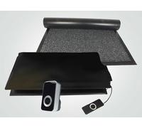 Mat On Guard IP200CM Single EXIT with Cover MAT. Wireless Floor Sensor Pressure Mat Alarm System for The Elderly and Dementia Care with Plug-in Receiver & Cover Mat. (Grey)