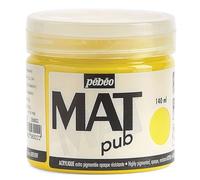 Pebeo : Mat Pub : Acrylic Paint : 140ml : Primary Yellow