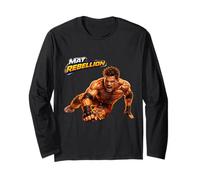 Mat Rebellion Wrestling Power Art Long Sleeve T-Shirt