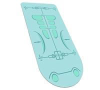 MAT ROLLER AB - AB Roller Exercise Mat | Extra Long Abdominal Knee Mat | Super Thick Sound Isolation Protect the Yoga Mat of Joints | Thick Pad