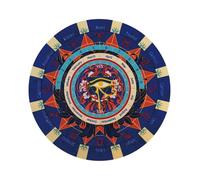 Mat - Round Astrology Pad, Spiritual Divination Tool | Decision Maker Mat With Smooth Surfaces Feature, Versatile Dowsing Mousepad For Metaphysical Readings Party Board Game Fun Sessions