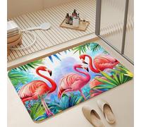 Mat Watercolor Flamingo Rug For Indoor Floor Mat 40X60Cm