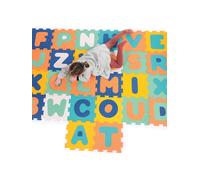 Mat with 26 Foam Tiles - LUDI multicoloured