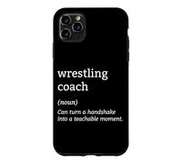 Mat Wrestling Coach Definition Grappling Champion Wrestler Case for iPhone 11 Pro Max