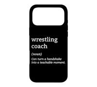 Mat Wrestling Coach Definition Grappling Champion Wrestler Case for iPhone 17 Pro Max