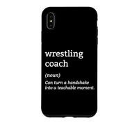 Mat Wrestling Coach Definition Grappling Champion Wrestler Case for iPhone XS Max