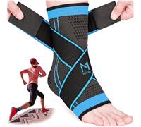 Mata1 - Ankle Brace for Men & Women - Foot Wrap for Plantar Fasciitis, Sprain, Achilles & Tendonitis Support - Adjustable Compression Sleeve with Elastic Straps