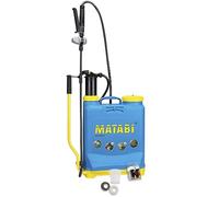 Matabi - Manual Backpack Sprayer - 12L - Fibreglass Lance - 3 Positions Pressure Regulator - Padded Straps - Garden, Orchard and Agriculture - Super Green 12 - Made in Europe