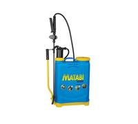 Matabi - Manual Backpack Sprayer - 16L - Fibreglass Lance - 3 Positions Pressure Regulator - Padded Straps - Garden, Orchard and Agriculture - Super Green 16 - Made in Europe