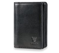 Matador 1010 Genuine Leather Credit Card Case, Black, 12 x 8.5 x 1.5 cm, Minimalist