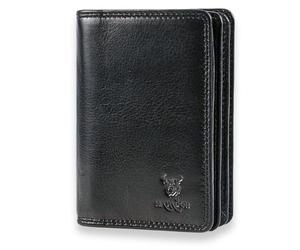 Matador 1010 Genuine Leather Credit Card Case, Black, 12 x 8.5 x 1.5 cm, Minimalist