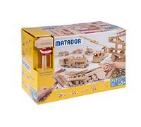 Matador 11717 E717 Construction Kit, Wood-Coloured, from 5 Years, Colourful