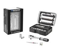 Matador 21550001 SMARTY-Box Bit Set: Compact Magnetic 72-Teeth Ratchet