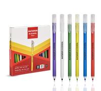 Matador Hi-School Fine Point Roll Gel Pens | Smooth Writing Gel Pens with 0.5mm Ballpoint Tip | Durable Blue Ink Pen for School, Office and Home Use (Black - Pack of 24)