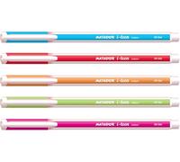 Matador I-Teen Ball Pen | Oil Based Ink Ball Pen | Extra Refilling Opportunity | Medium (0.7mm) Retractable NS Tip with TC Ball | 5 Attractive Body Colour | Pack of 144 (Black)