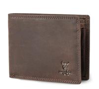 MATADOR Sydney Men's Leather Wallet with Elegant Gift Box, Elegant Men's Wallet with RFID Protection, Luxury Wallet Men Many Card Slots, Dark brown, M, Classic