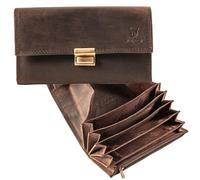 MATADOR VICIO Waiter Wallet Leather with XXL Waiter's Bag with Belt Loop, Luxury Waiter's Wallet Leather with Elegant Gift Box and RFID Protection Including Robust Metal Chain, Dark brown, EINZELBÖRSE