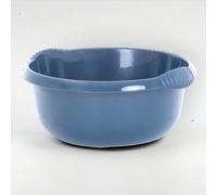 Matangi Plus Navy Blue High Grade Plastic Round Shape Washing Up Mixing Bowl Kitchen Basin Organiser Sink Home, Garden, Campaign, Outdoor Wash… (1, 32cm)