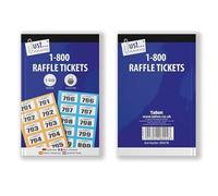 Matangi Plus (Pack of 2 loakroom and Raffle Tickets Books Assorted Colours 1-800 Tickets Per Book - Security Coded Numbered Charity Events Prize