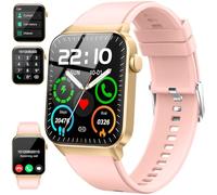 Matast Smart Watch for Women Men, 1.85" HD Screen Smartwatch Bluetooth Answer/Make Call, 110+ Sports Activity Tracker Heart Rate/Sleep Monitor/Pedometer, IP68 Waterproof Fitness Watch for Android iOS