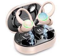 Matast Wireless Earbuds, Bluetooth Headphones, 50H+ Playtime Stereo Noise Canceling Headphones with 4 ENC Mic, Sport Ear buds with Earhooks Waterproof Wireless Earphones for Sport/Running